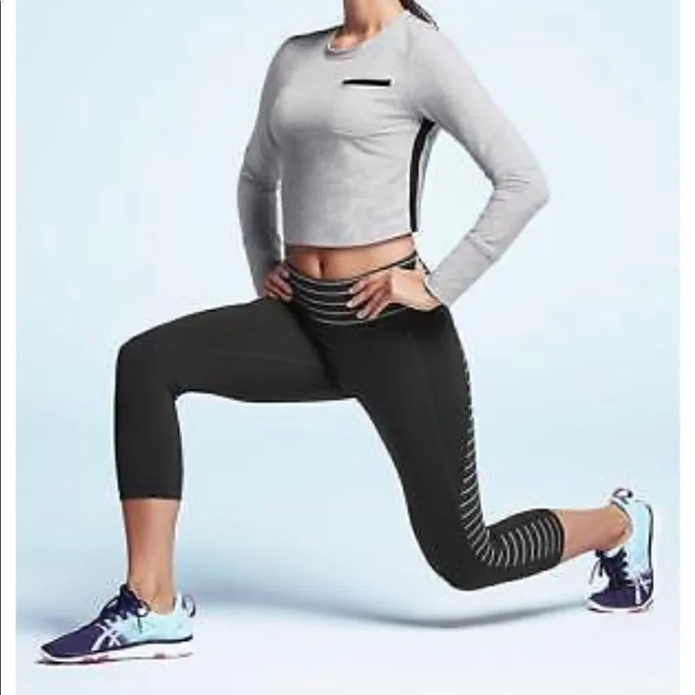 Athleta splits revelation capri space dye crop